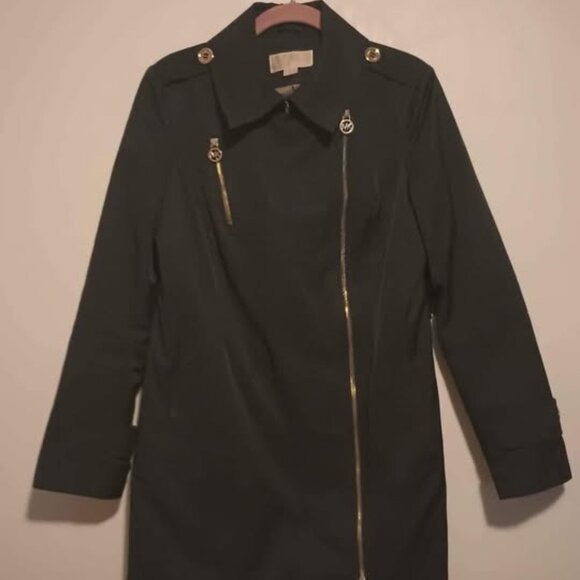 Michael Kors Trench Coat Medium Great Condition - Picture 1 of 10